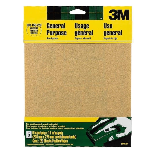 3M&#xAE; Assorted General Purpose Sandpaper